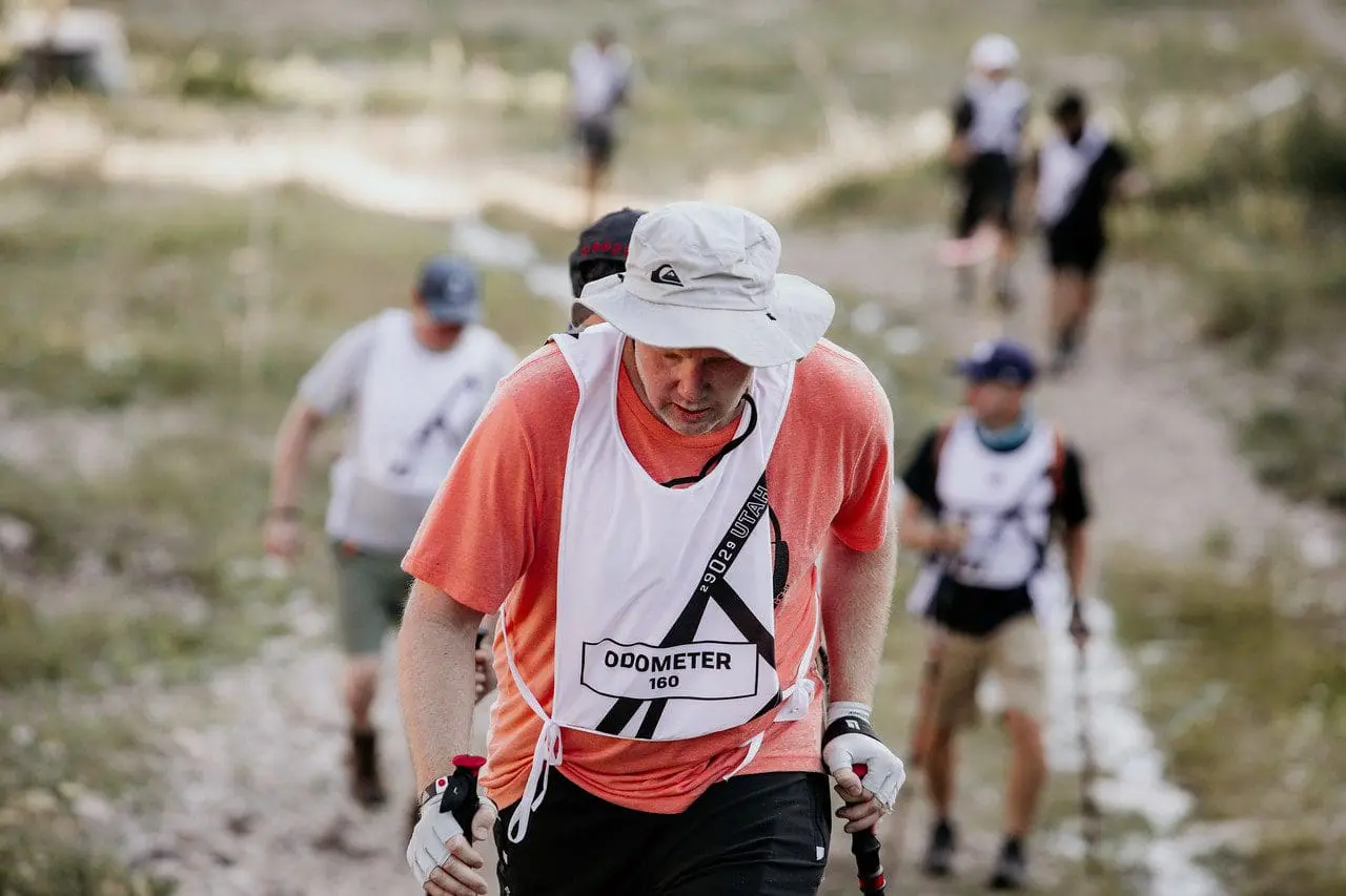 Impact President Stephen Odom as he attempted the 29029 Utah hike.