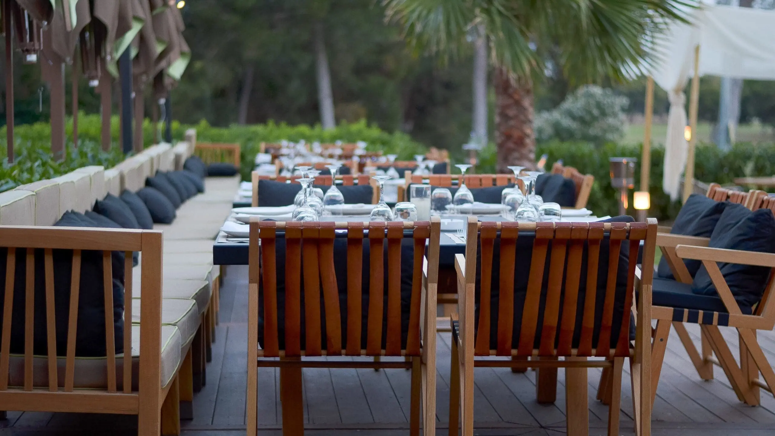 Client outdoor dining