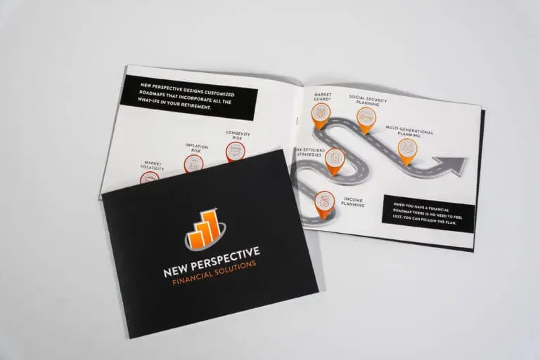 Print display for a financial advisor practice