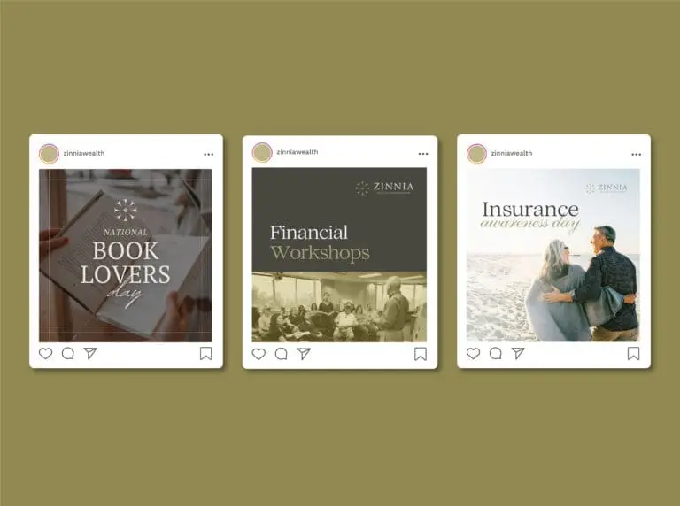 Financial advisor social media management for LinkedIn