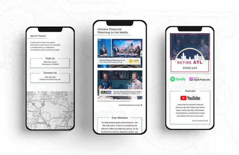 Mobile website design and coding